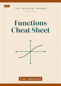 Functions Cheat Sheet - CalculusBridge